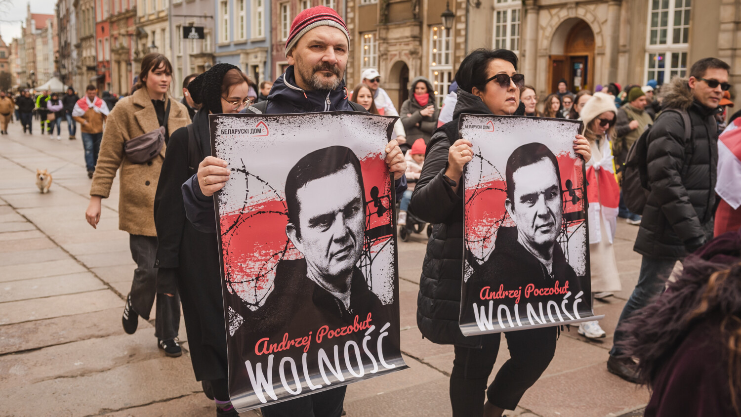 Marsz wolności przeciw represjom w Białorusi. Wolność dla więźniów politycznych