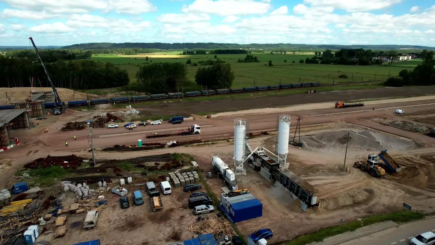 Trwa budowa drogi ekspresowej S6 od węzła Bożepole Wielkie w kierunku Słupska