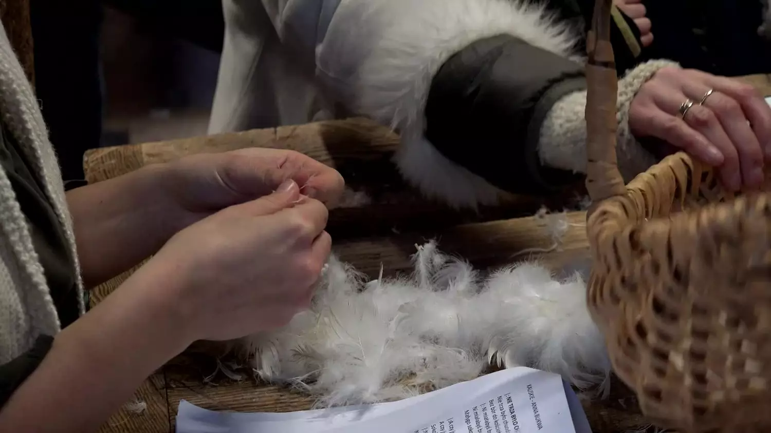 Widowisko „Darcie pierza” w Swołowie