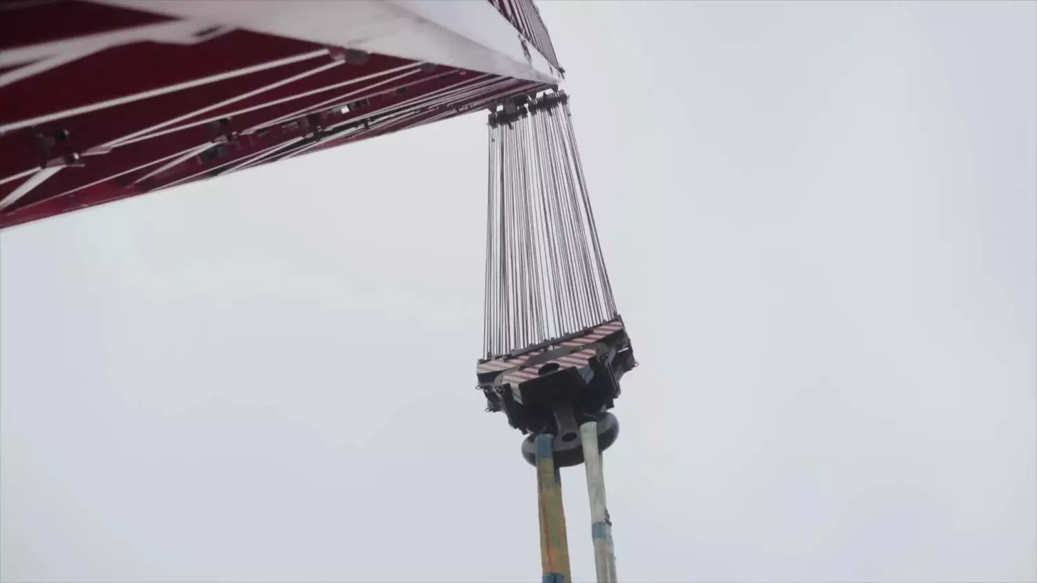 Morska farma wiatrowa Baltic Power w maju 2025 roku. Tak powstaje