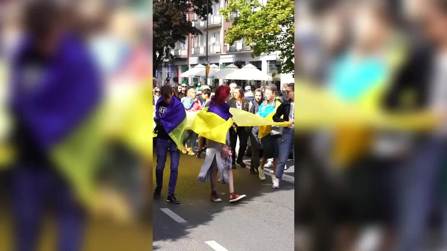 Dzień Niepodległości Ukrainy. Marsz Niepodległych na ulicach Gdańska