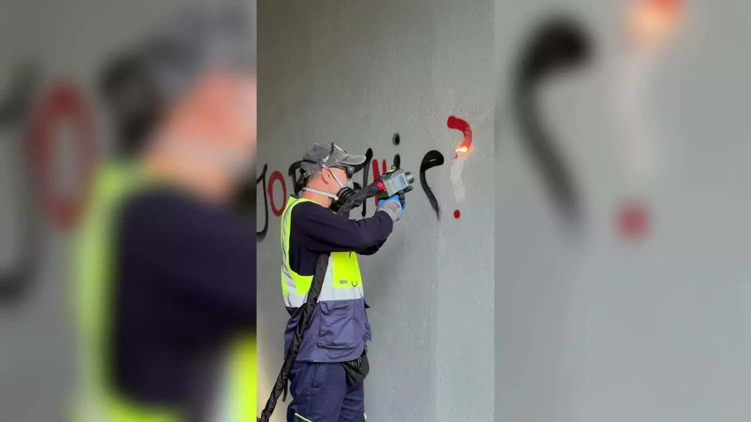 Eco Sopot kupił laser do usuwania graffiti i zabrudzeń