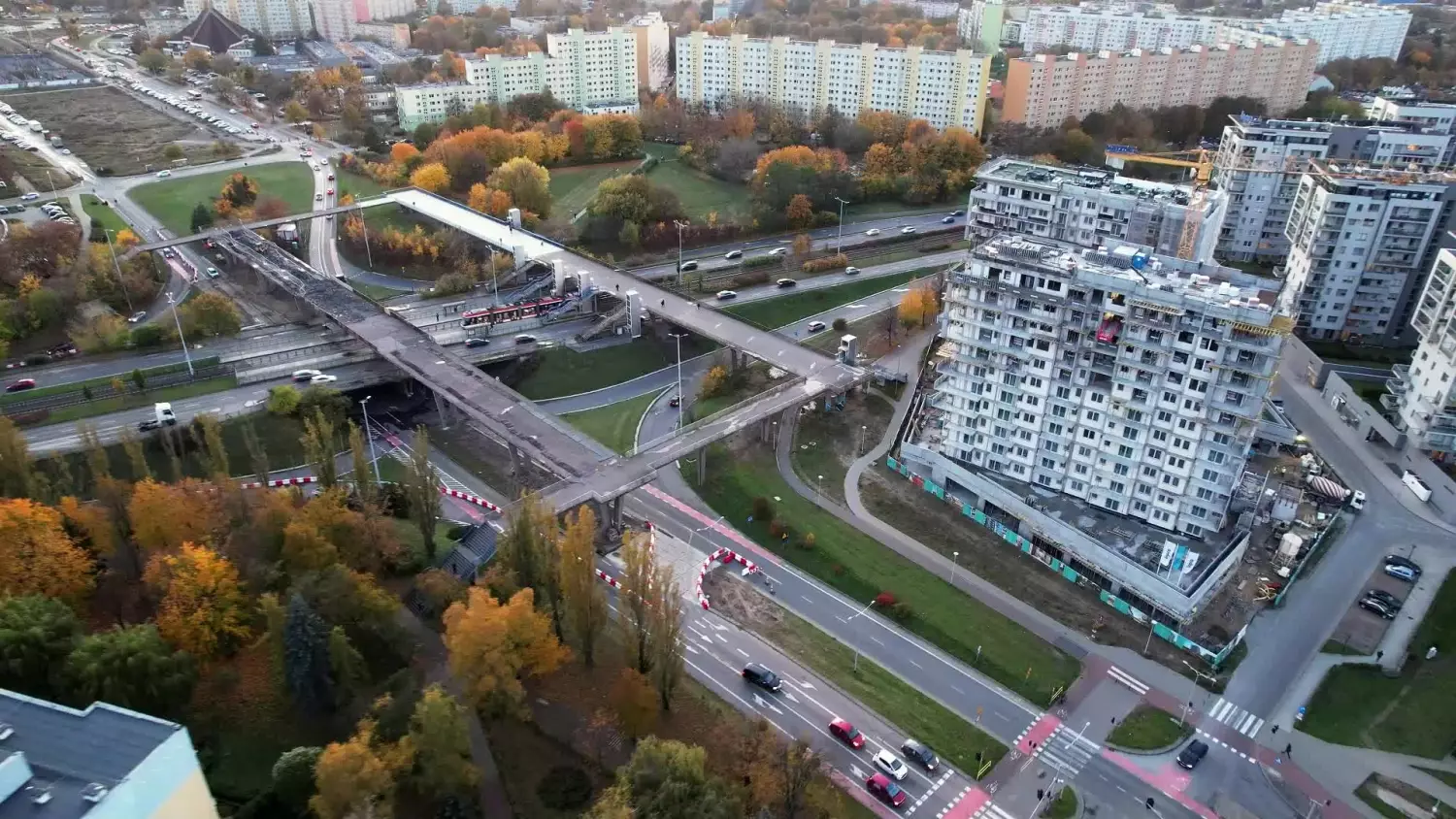 Ruszyła rozbiórka kładki na Zaspie. Nowa ma być gotowa za dwa lata
