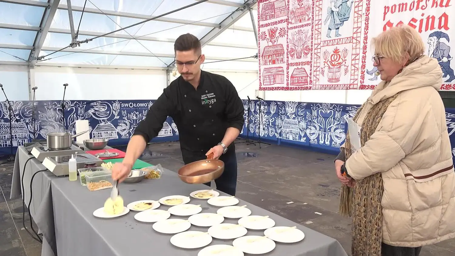 Hubert Kiełbasa, szef kuchni w restauracji Intryga w Słupsku