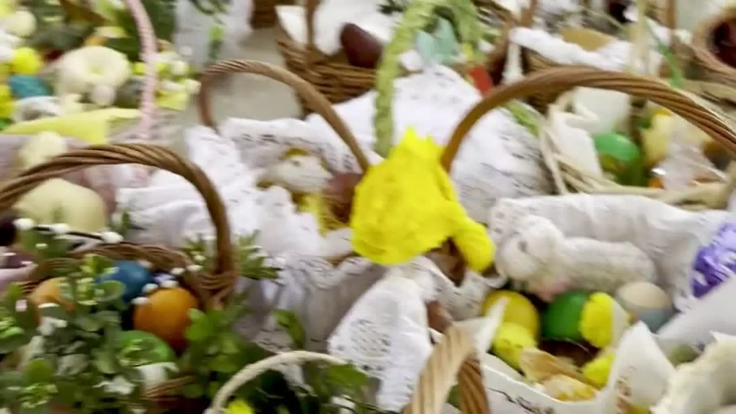 Wielkanocne święcenie pokarmów w Bazylice Mariackiej